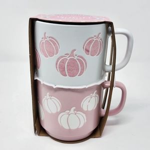 Viral Halloween Pastel Pink Pumpkin Mugs NEW